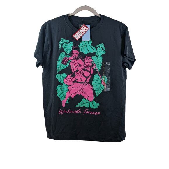 Marvel Wakanda Forever Women Warriors Graphic TShirt Black S Short Sleeve Casual - Picture 5 of 6